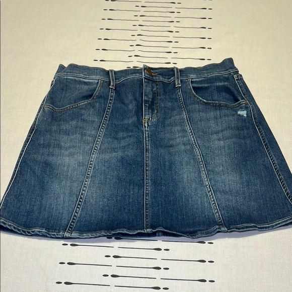 Vintage Buffalo David Bitton Blue A-Line Mini Skirt Casual. Size 30 - Picture 2 of 7